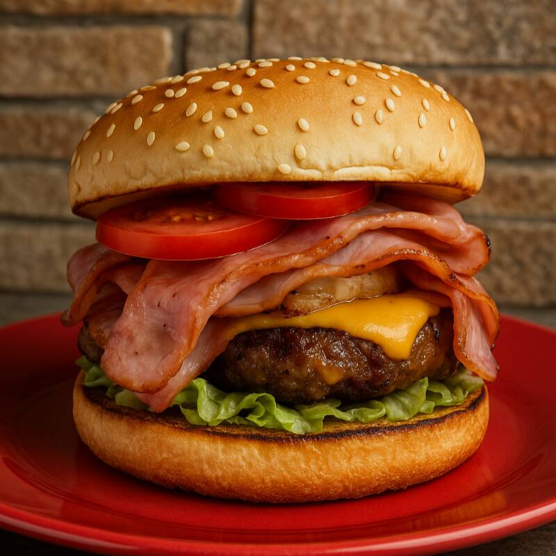 Hamburguesa Hawaiana