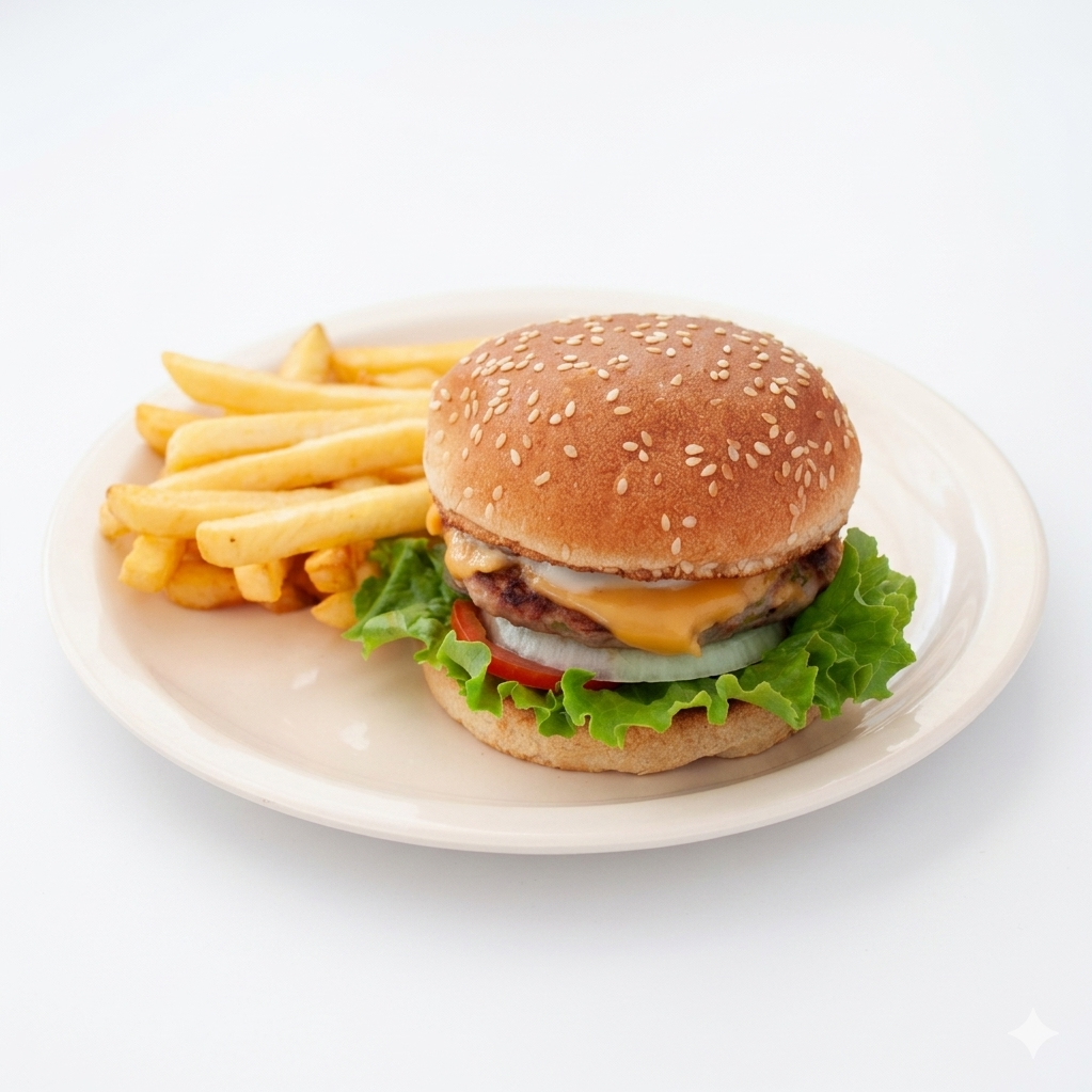 HAMBURGUESA SENCILLA