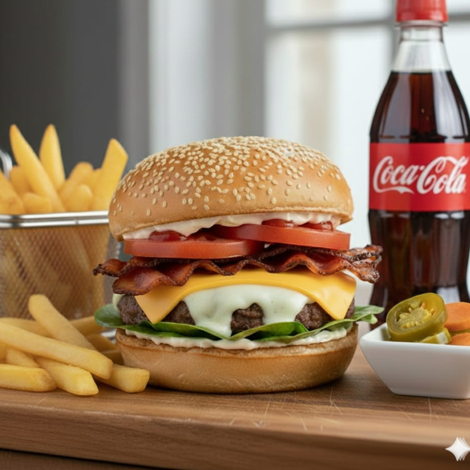 Combo Súper Clásico con Queso Asadero