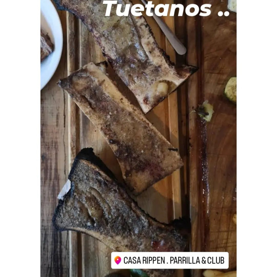Tuetanos a la Parrilla (Tres Piezas.)