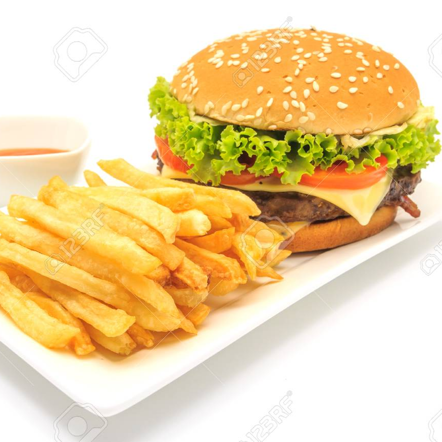 2 Hamburguesa, 2 Papas y 2 COca Colas