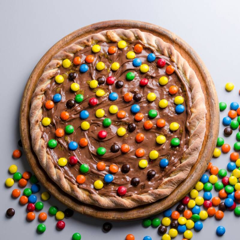 Chocolate ao leite e M&M's
