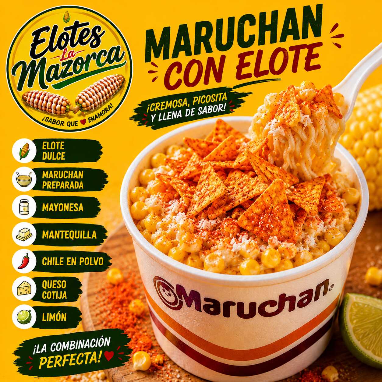 Maruchaelote con sabrita