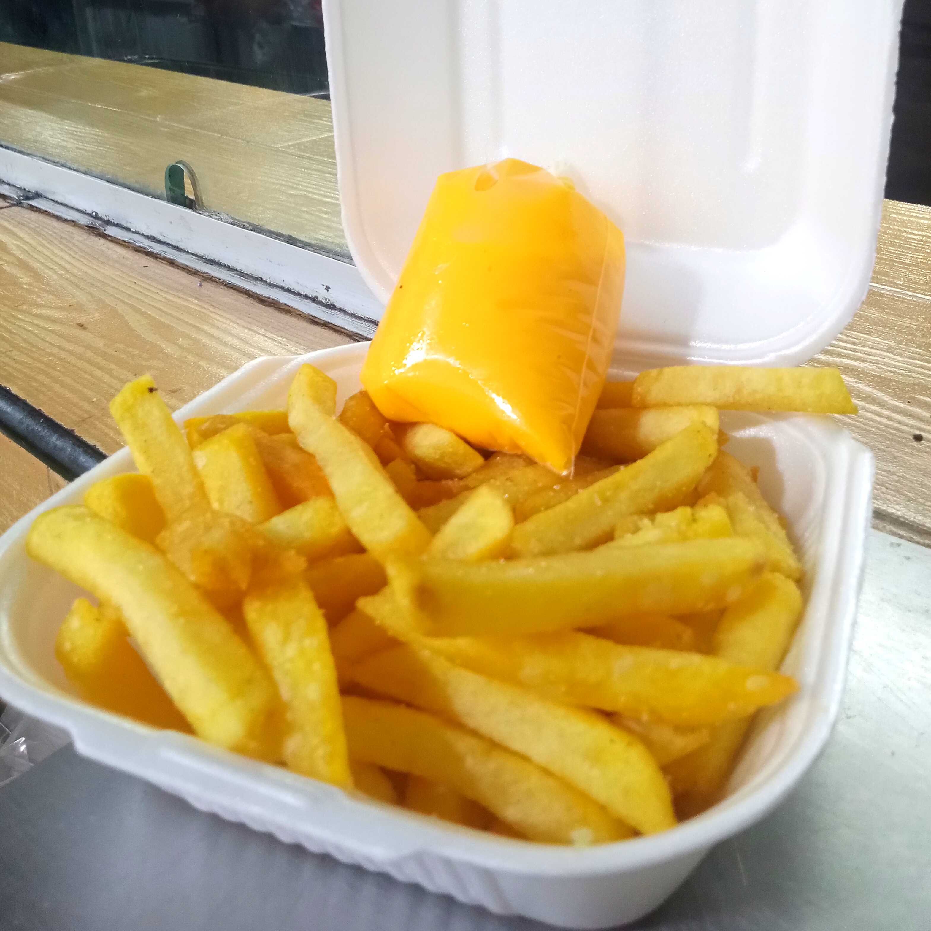 Papas con queso