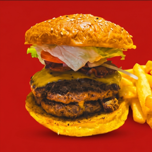 Hamburguesa Clásica Doble Carne