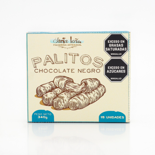 Mini Palitos Chocolate Negro X 15