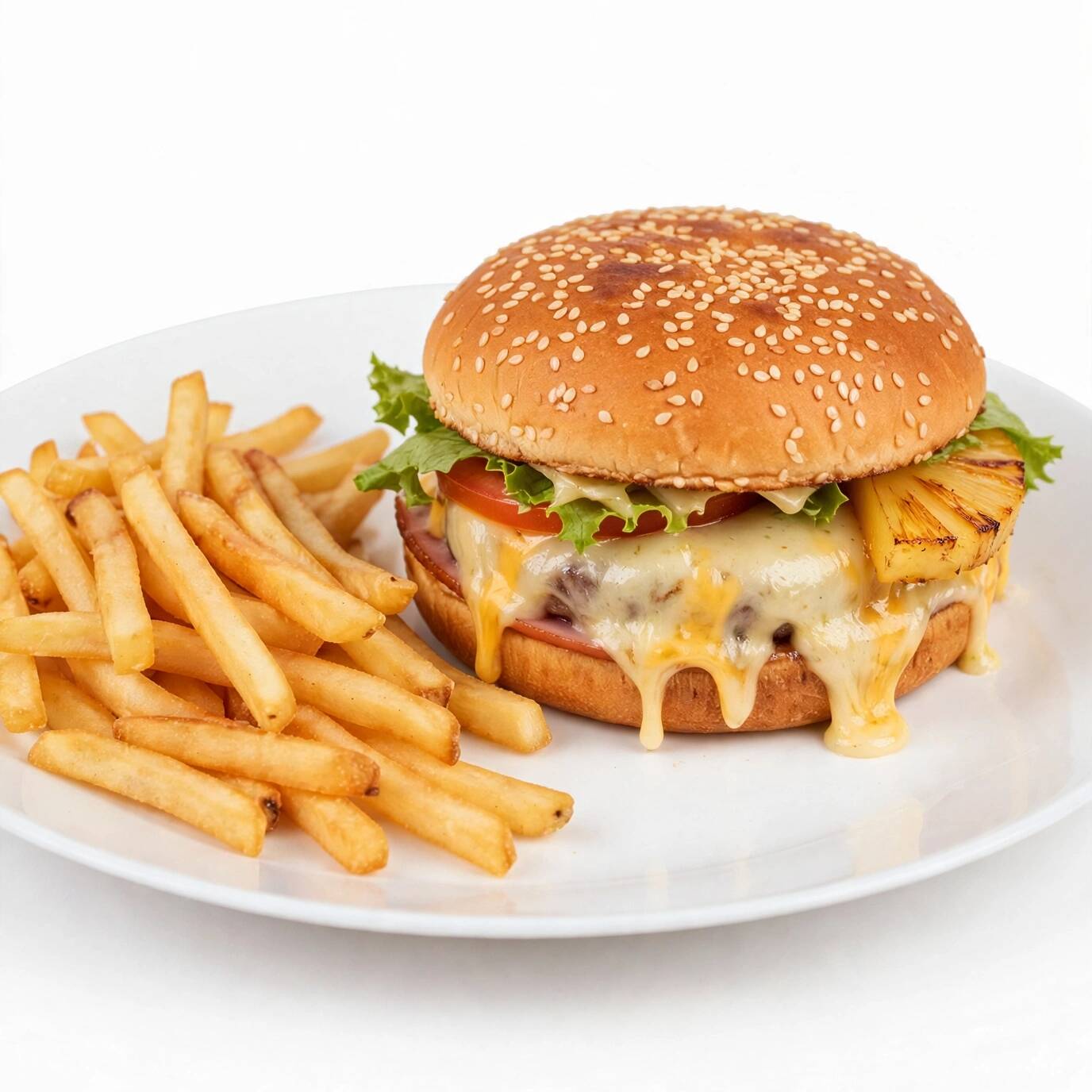 Hamburguesa Hawaiana