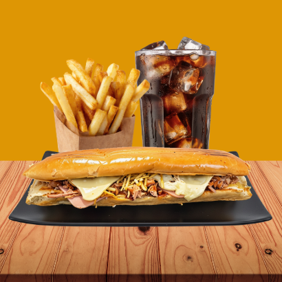 Combo Aplastadito Pulled Pork + Bebida