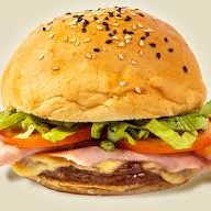 HAMBURGUESA JAMON