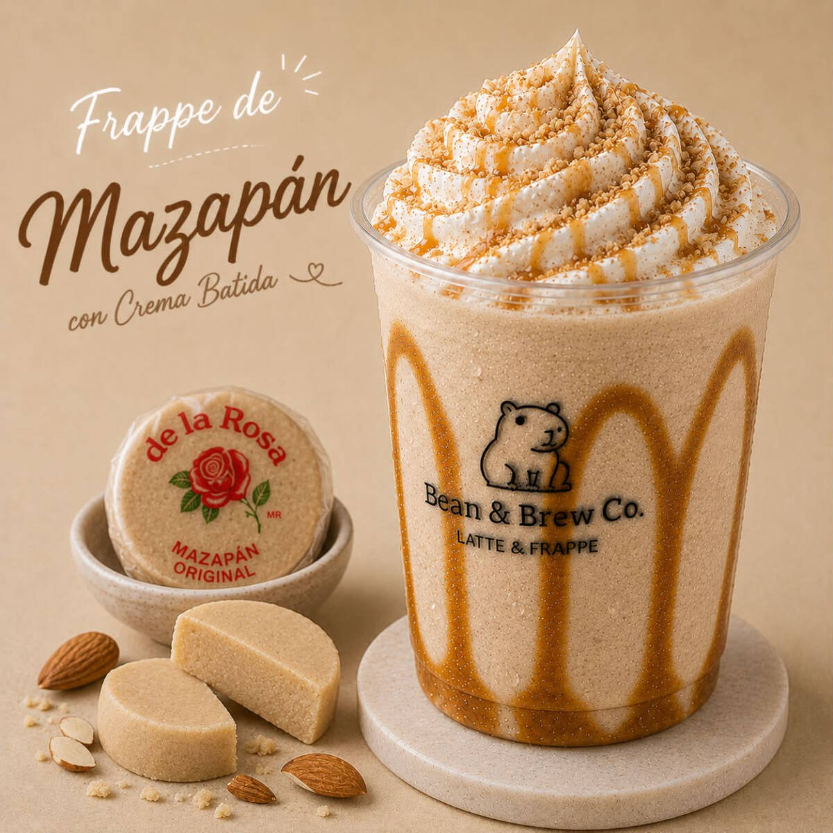 Frappe Mazapan
