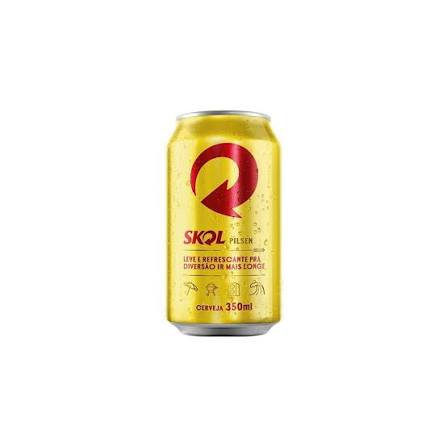 cerveja solta skol 350 ml.
