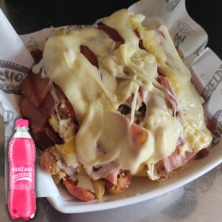 Papas Fusión + Gaseosa 250 Ml