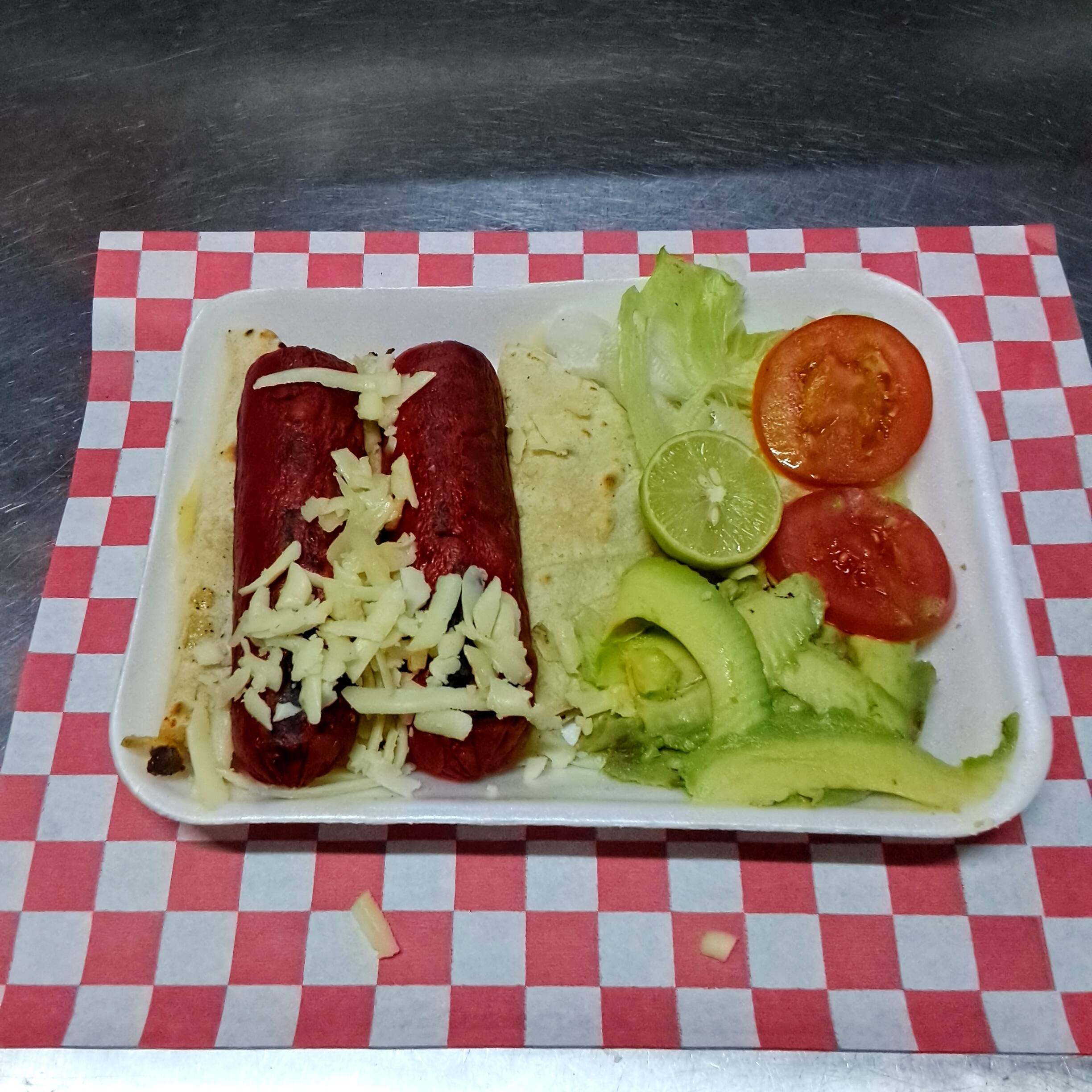 Salchicha Asada Sencilla