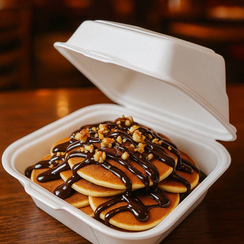 10 Mini Hot Cakes Sencillos