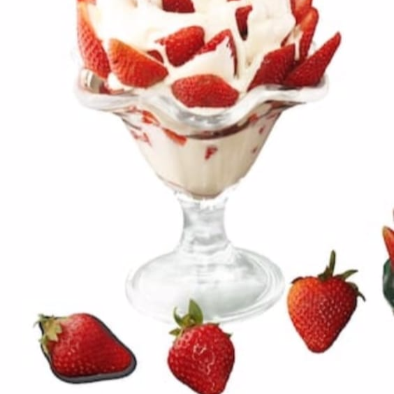 Fresa con Crema Pequeña
