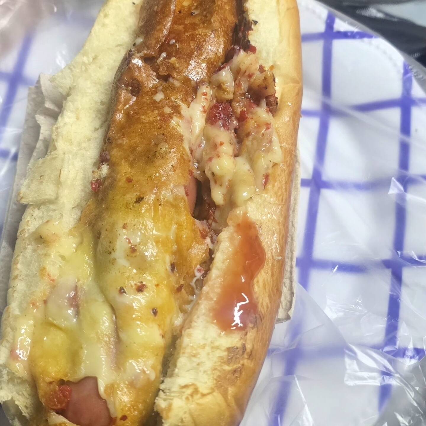HOT DOG COSTRA CON CHORIZO