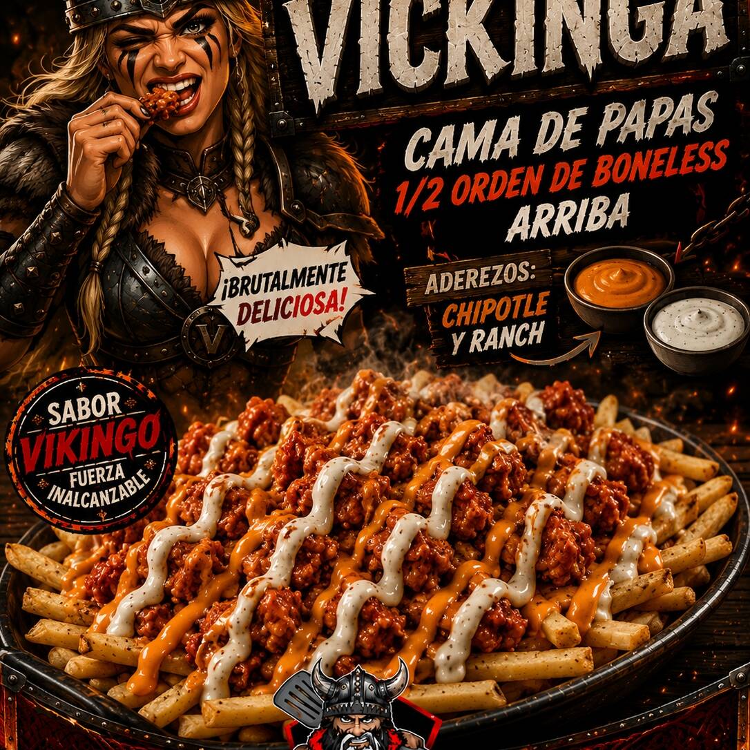 vickinga( sin queso ni tocino)