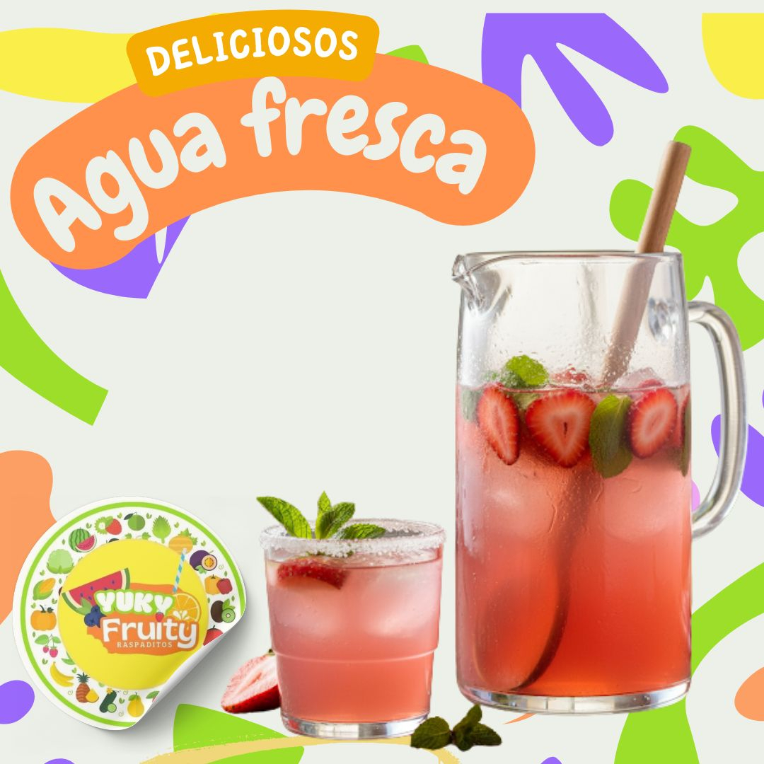 AGUA DE FRESA FRESCA 1L