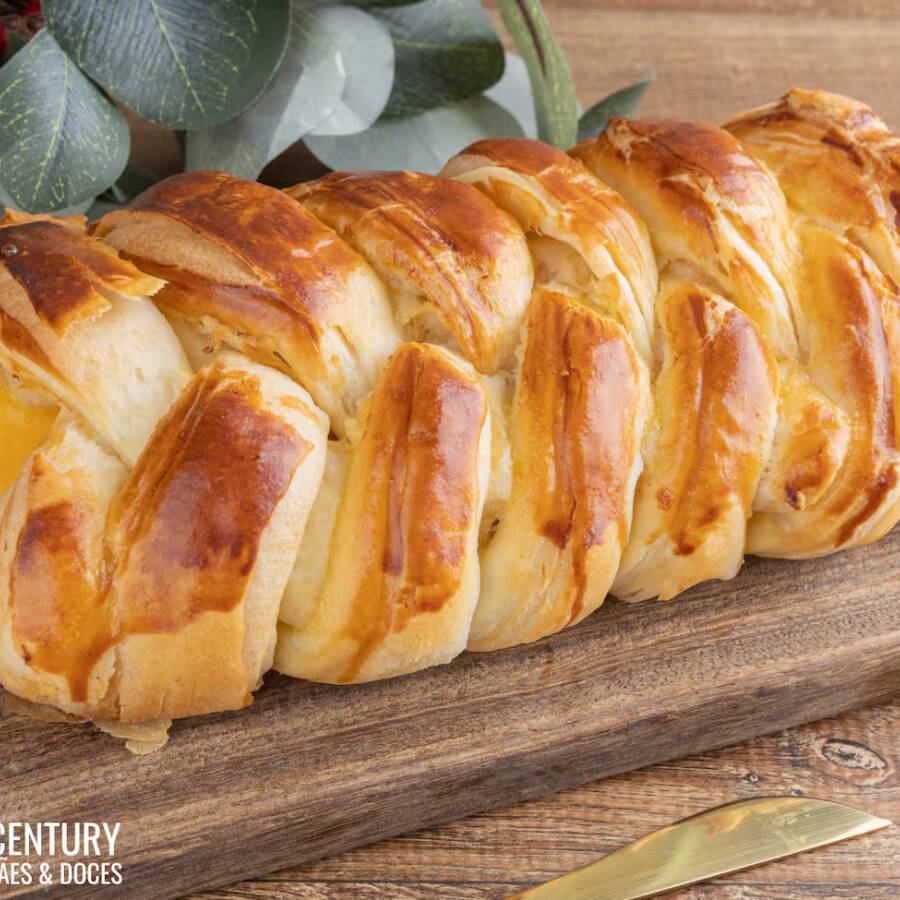 recheada com calabresa moída e requeijão cremoso scala