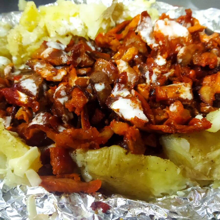 Papa Adobada