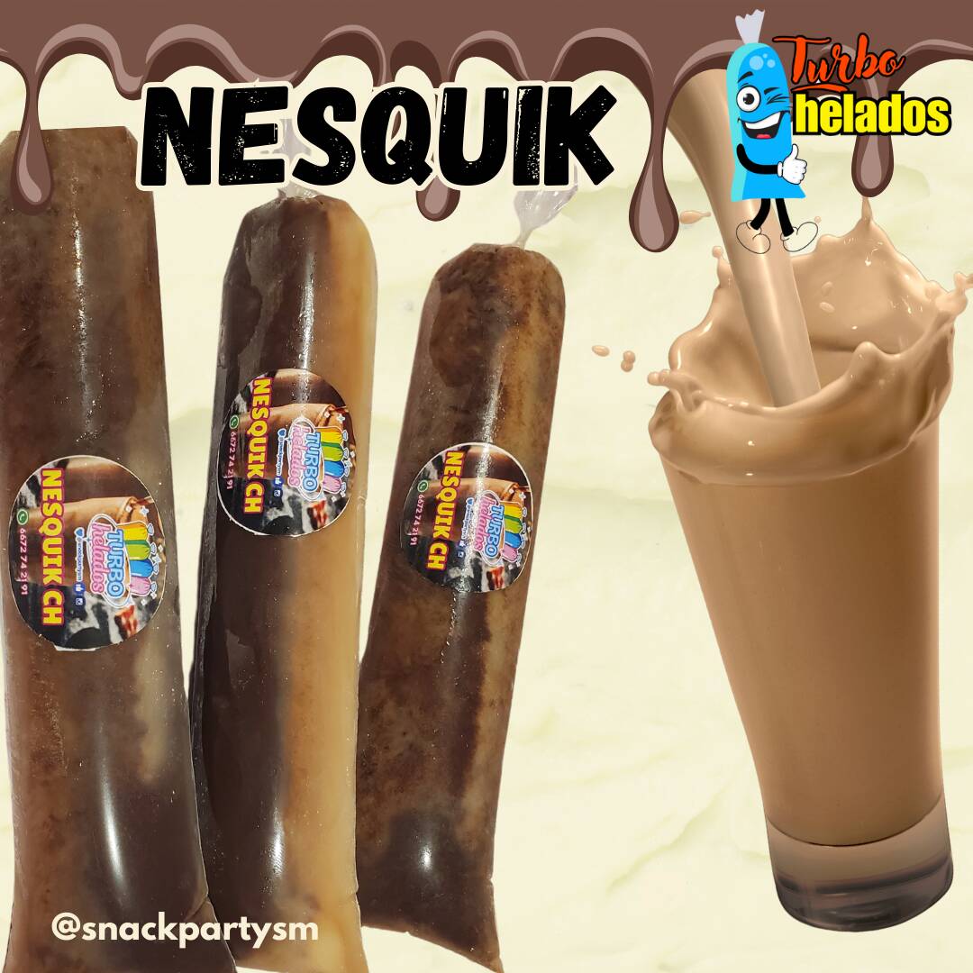 HELADO DE NESQUIK DE CHOCOLATE