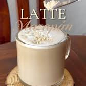 latte mazapán caliente