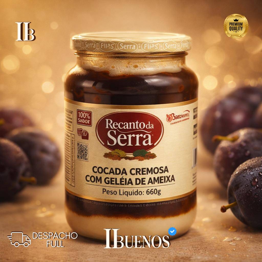 Cocada Cremosa com Ameixa