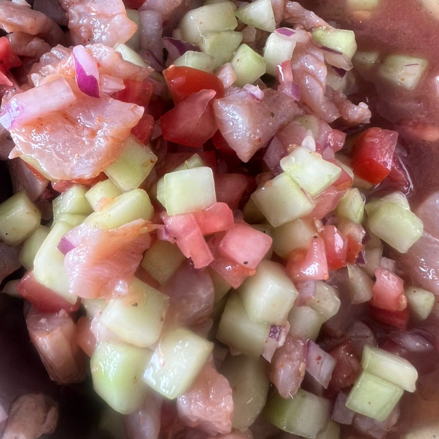 CEVICHE DE PESCADO 1/2 LITRO