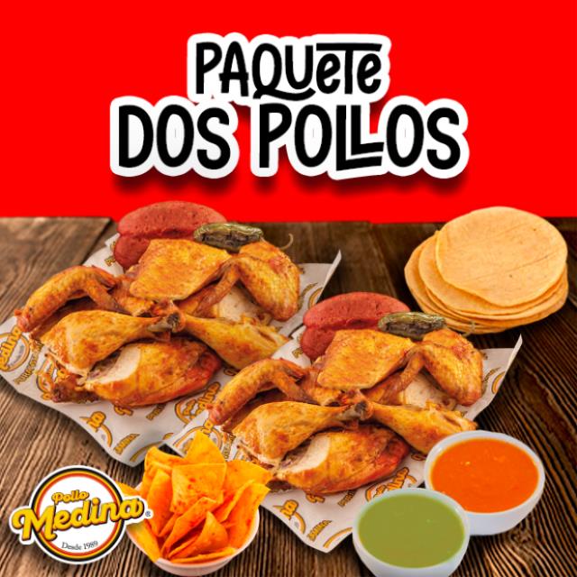 PAQUETE DE 2 POLLOS