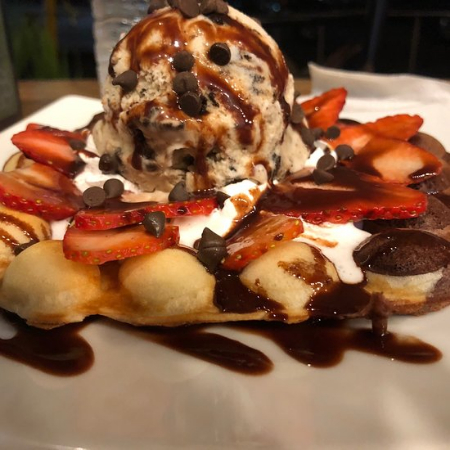 Waffle Frutos Rojos