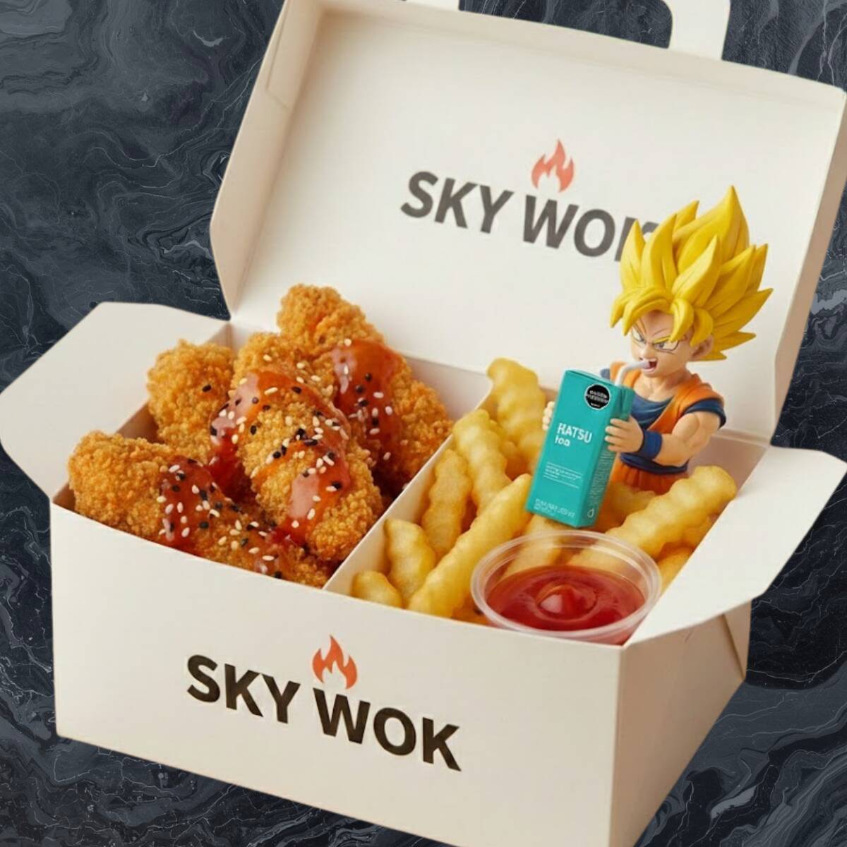 CAJITA KAWAII NIÑA (menu Infantil)