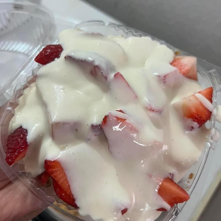 fresas 🍓 con crema