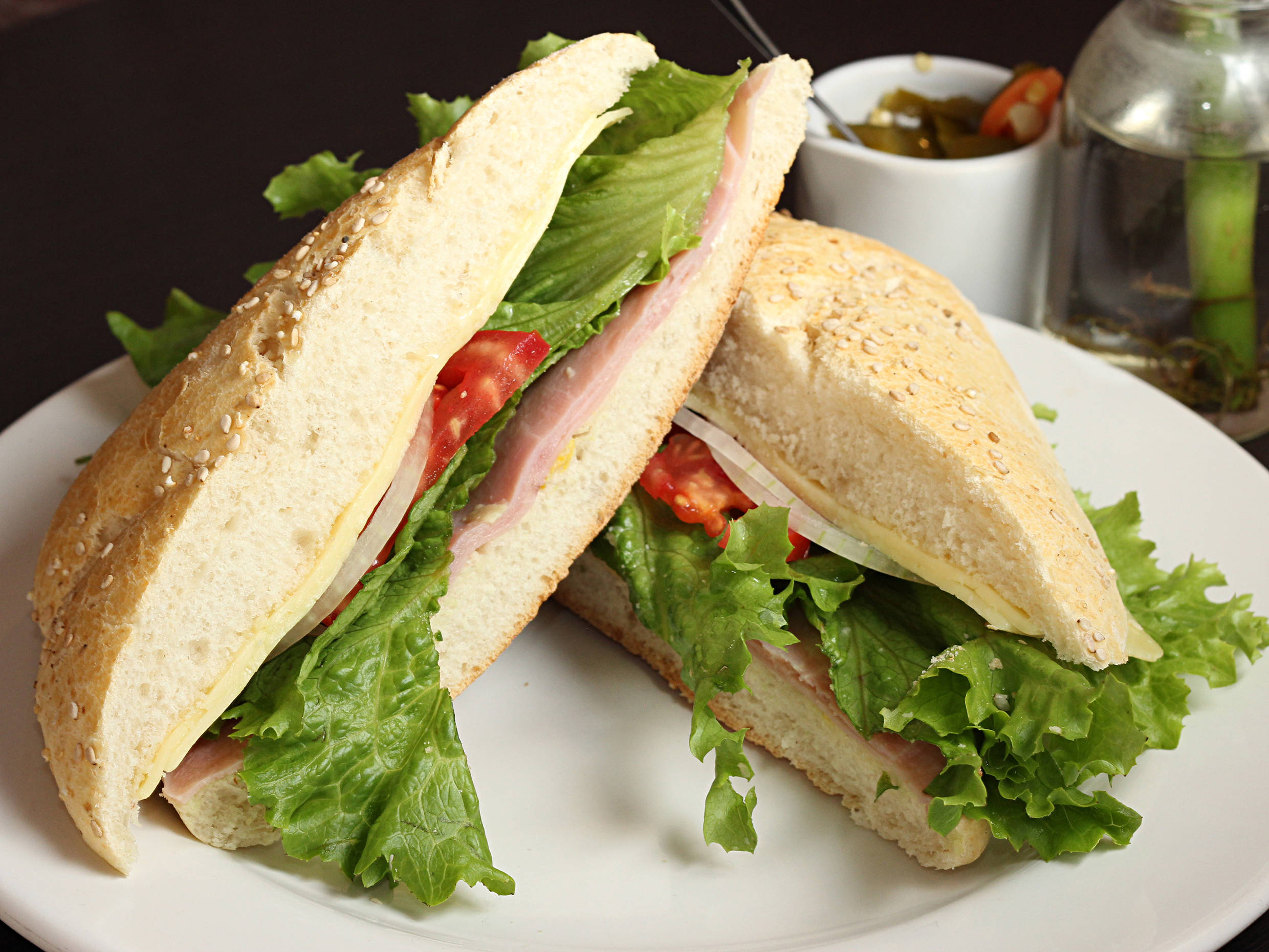 Baguette de jamón