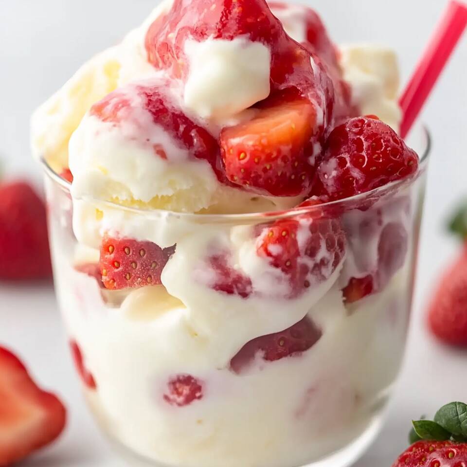 Fresas con Crema Chicas 10 Onzas