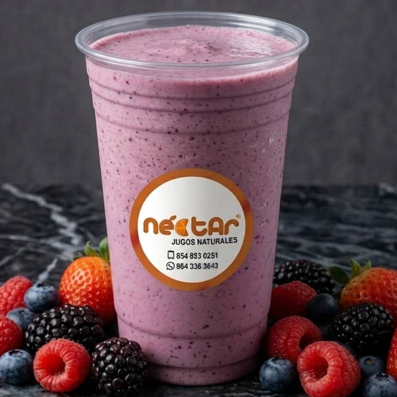 Licuado de Frutos Rojos