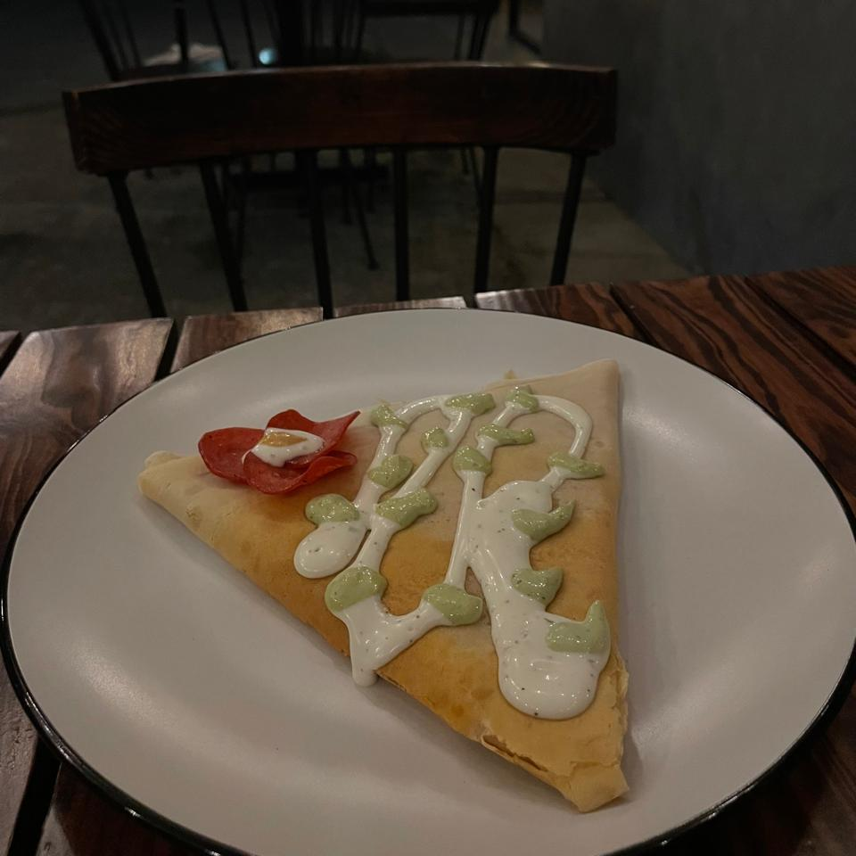 Crepa de Pepperoni con Queso