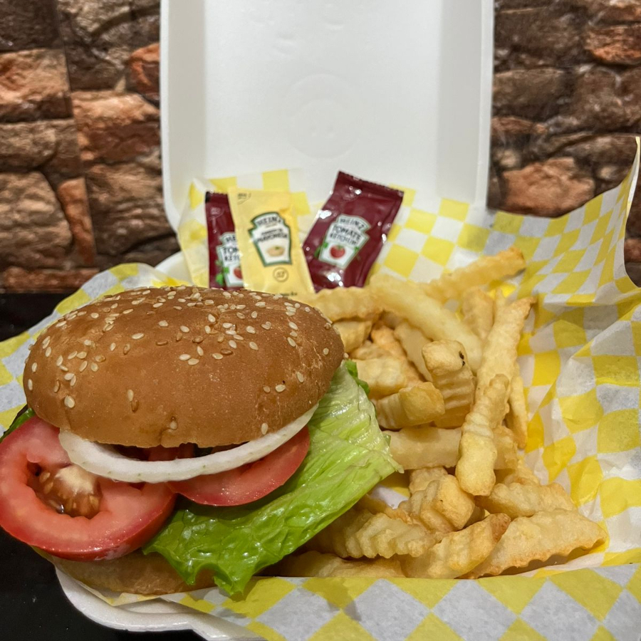 Hamburguesa Americana 🍔+🍟