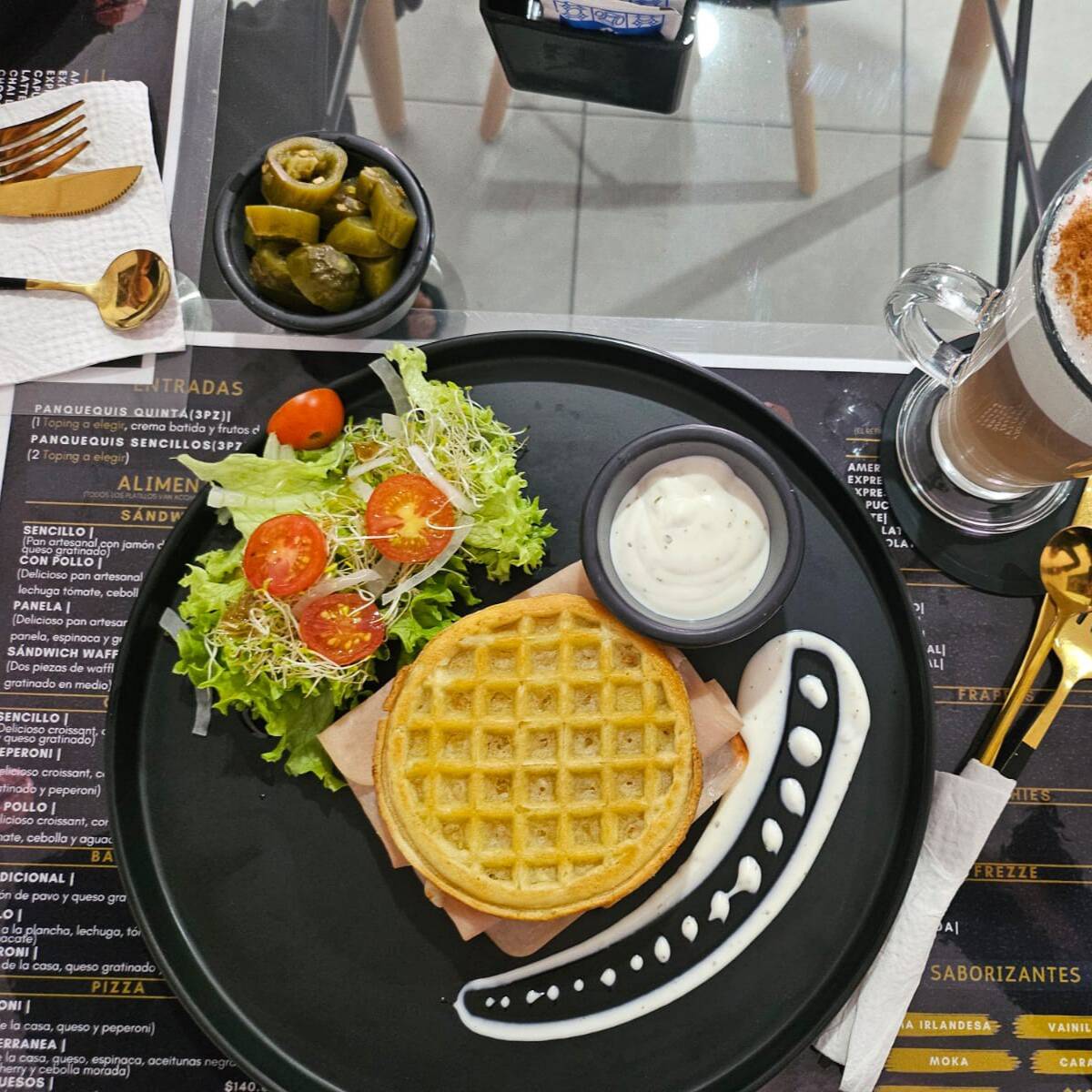 Sandwich Waffle