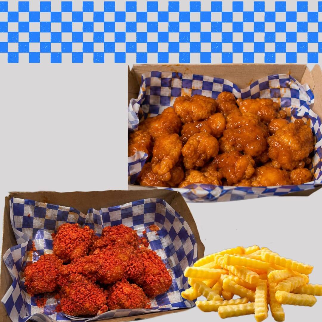 16 Boneless + Papas
