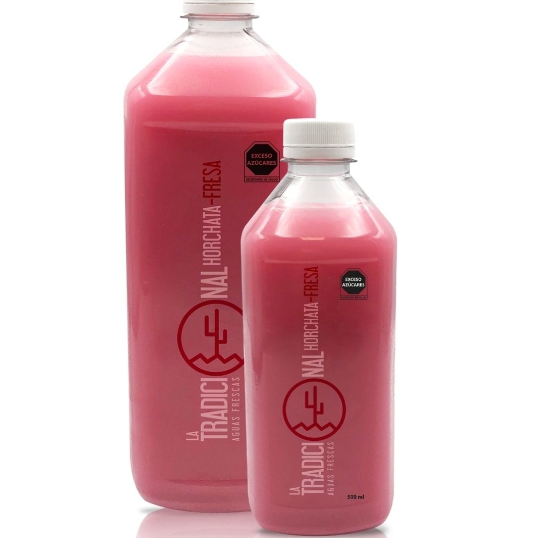 Agua horchatacon fresa 500ml