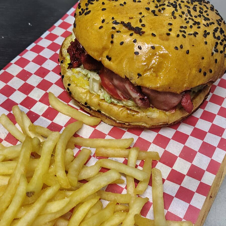 Hamburguesa de Arrachera