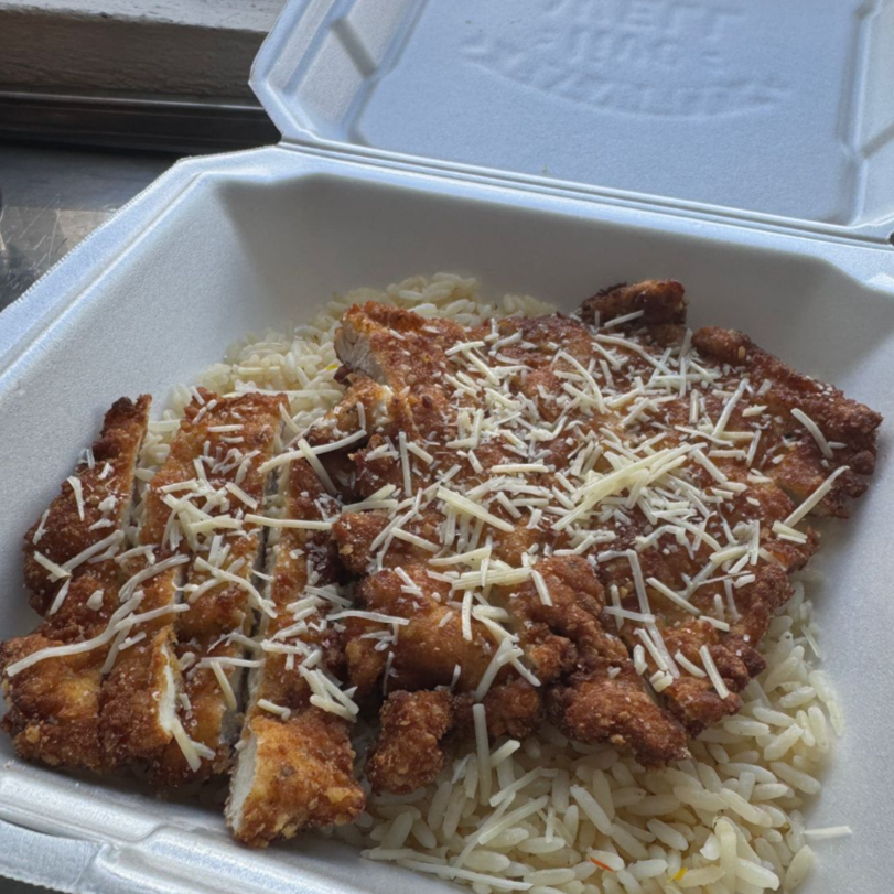 Milanesa de Pollo con Arroz