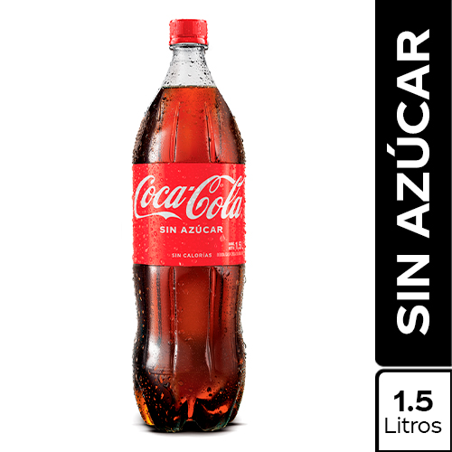 Coca Cola Sin Azúcar 1.5 L