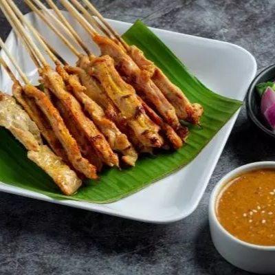 Satay De Pollo Salsa Teriyaki
