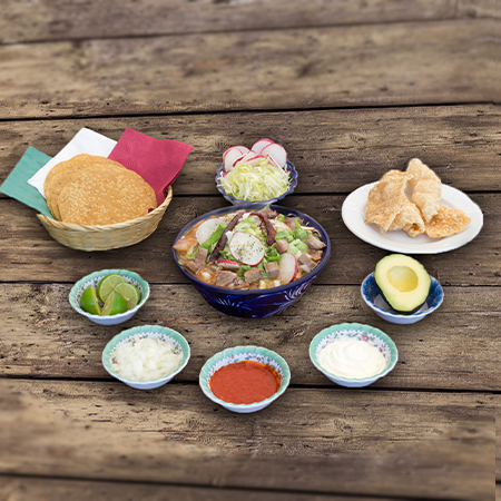 Plato de Pozole Chico