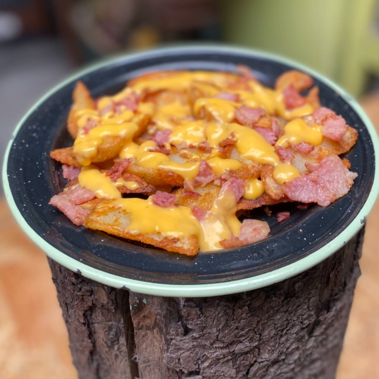 Papas Gajo con Queso y Tocino