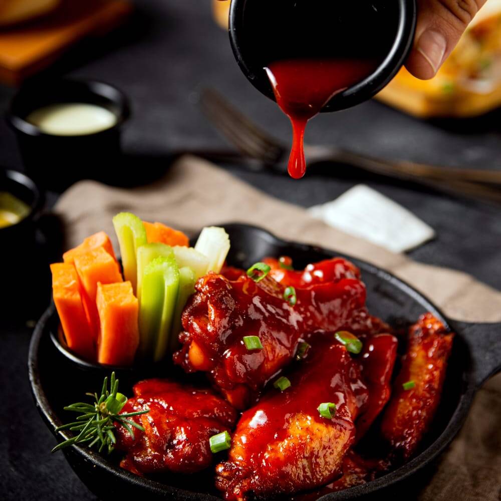 Alitas BBQ al Plato