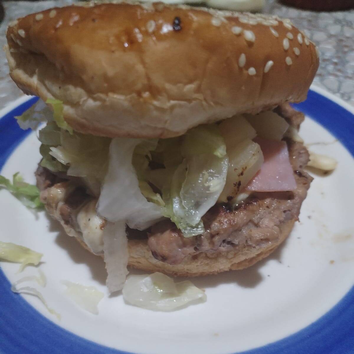 HAMBURGUESA HAWAIANA