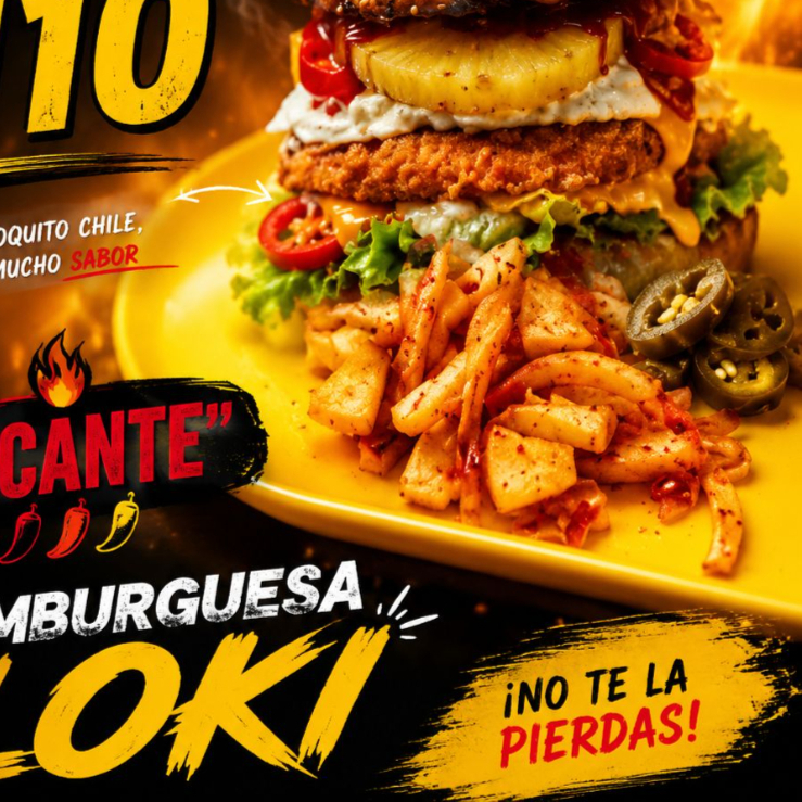 Hamburguesa de Pollo Picante