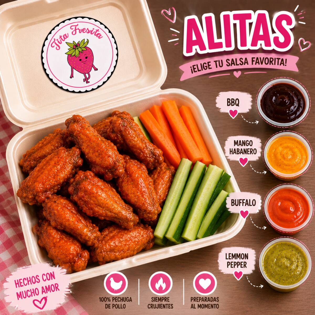 Alitas 250 Gramos